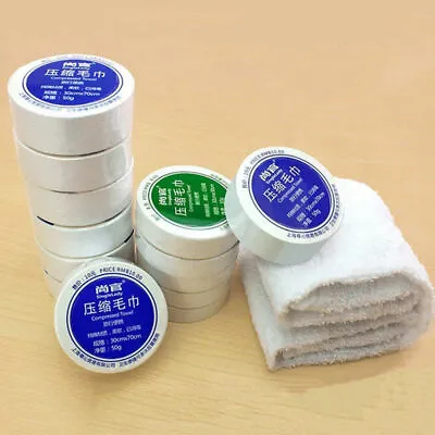 Towel Tablets Travel Mini Compressed Cotton Magic Towel Portable Outdoor Towel • $2.58