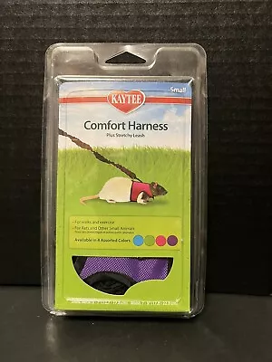 Kaytee Comfort Harness Size Small Stretchy Leash Purple Ferret Rabbit Chinchilla • $6
