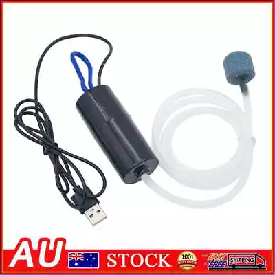$10.99 • Buy USB Aquarium Oxygen Pump Mini Fish Tank Air Pump Compressor Aerator Accessories