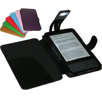 £13.99 • Buy Black Cover Case With Reading Light For Amazon Kindle Keyboard 3 And 3g