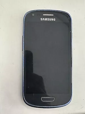 Samsung Galaxy S3 (III) Mini Blue Unlocked 8GB Android Smartphone • £1.04