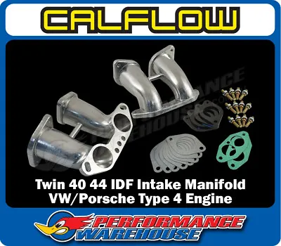 Twin 40 44 IDF Weber Style Intake Manifold Suits VW Porsche 914 Type 4 • $184.26