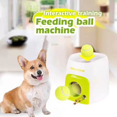 $27.99 • Buy Automatic Balls Dog Throwing Machine Toy Interactive Tennis Thrower Toy Roller