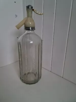 Antique Schweppes Limited Porcelain Lined Syphon Glass Bottle By Appointment • $49.95