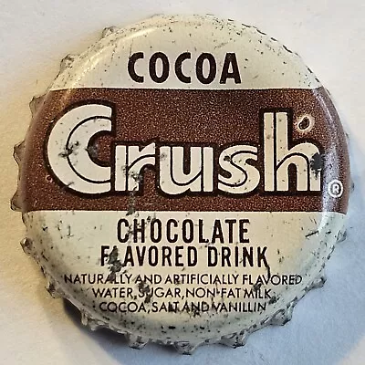 Cocoa Crush Chocolate Cork Lined Soda Bottle Cap; Marion VA - Used • $3.99