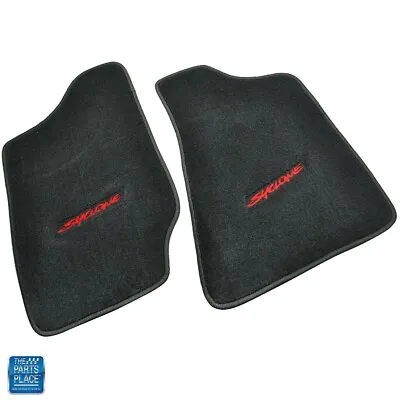 1982-1992 Blazer Pickup Jimmy S10 S15 Carpeted Front Floor Mats Syclone Red Logo • $126.99