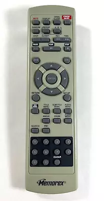 Memorex DVD Player Remote Control Gray OEM Original Tested • $15