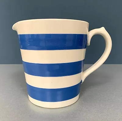 Sadler Kleen Kitchen Ware - Vintage Cornish 2 Pint - Blue & White Striped Jug • £12