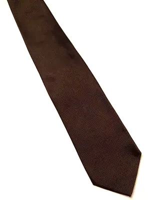 ETRO Solid Chocolate Brown 100% Silk Made In Italy New Necktie Tie • $30