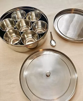 Stainless Steel Masala Box Stainless Steel Masala Dabba Stainless Steel Spice • $32