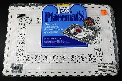 Vintage Royal Lace Paper Placemats New In Sealed Package • $9.99