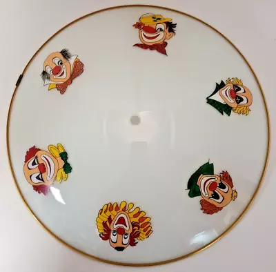 Vintage Clown - Domed Ceiling Light Fixture - Glass Cover • $42.29