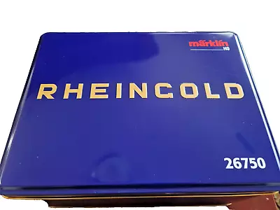 Marklin HO 26750 Rheingold Special Edition In Tin Box New 5 Pole Motor And MFX • $1495