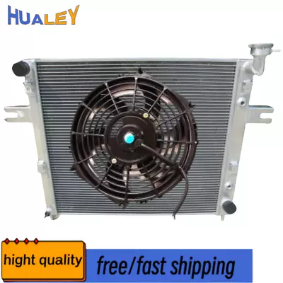 ALUMINUM RADIATOR+Fan FOR JEEP GRAND CHEROKEE WJ WG 4.7L V8 1999-2005 • $285