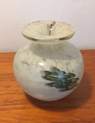 Vintage Medina Hand Blown Glass Vase  • £14