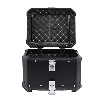 45L Tail Box Motorcycle Trunk Luggage Storage Top Case Lock Touring Cruiser • $89.69