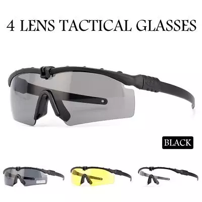 2019 ESS ICE Military Sunglasses Safety Glasses Shooting Tactical Army 3 Len Set • $25.99