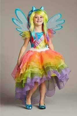 Chasing Fireflies Wishcraft My Little Pony Rainbow Dash Halloween Costume Size 4 • $64.99