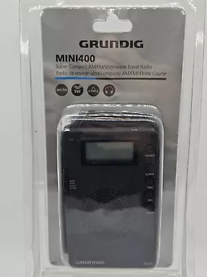 Eton Grundig M400 Mini 400 AM/FM/Shortwave Compact Receiver Travel Radio NEW • $62