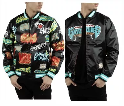 Mitchell Ness Starter Vancouver Memphis Grizzlies Reversable Jacket Size LARGE • $129.94