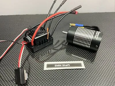 WP-10BL50 3660 3500KV 1/10 Waterproof Brushless Esc Motor Combo 5MM For RC Truck • $55