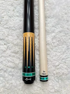 IN STOCK Meucci HP-3 Pool Cue W/ The Pro Shaft FREE HARD CASE (Black/Green) • $667.25