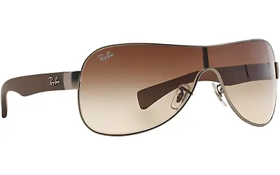 $142.25 • Buy Sunglasses Ray-Ban RB3471 029/13 Matte Gunmetal/Brown Gradient Dark Brown