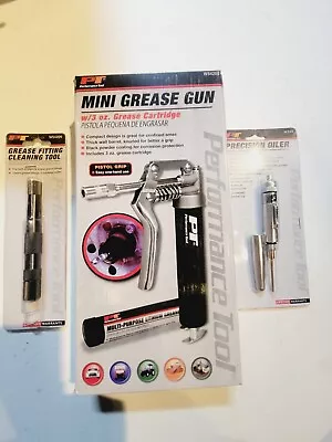 Performance Tool  Pistol Grip Mini Grease Gun+ Oiler+ Grease Cleaning Tool! • $22.99