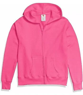 $19.99 • Buy Women's EcoSmart Full-Zip Hoodie Sweatshirt, Pink, Size Medium O4637