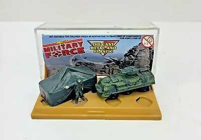 Military Force Die Cast Military Play Set Metal Plastic With Display Case  • $9.97