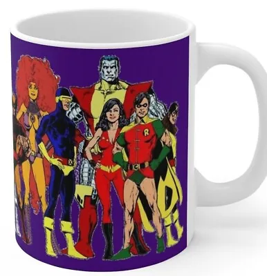 New Teen Titans Uncanny X-Men Coffee Mug - DC Comics Marvel Crossover - Mug 11oz • $11.89