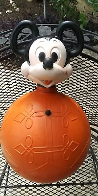 $69.25 • Buy Hoppity Hop Mickey Mouse Bounce Toy 1970 Vintage Walt Disney Very Good Condition