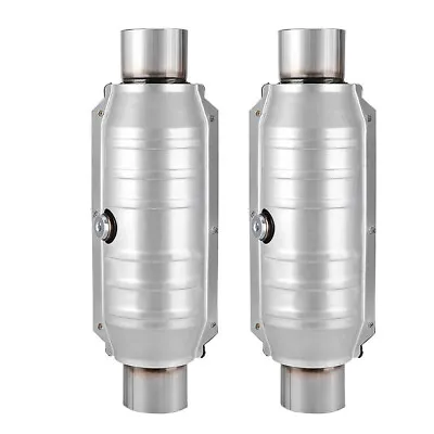 2PCS 2.5  Catalytic Converter Universal For EPA Approved Weld-On Stainless Steel • $42.99