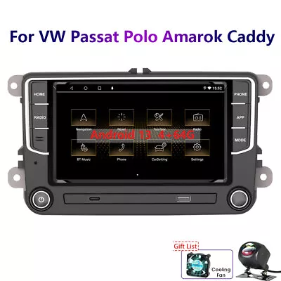 7'' 4-64G Android13 For VW Passat Polo Amarok Caddy Car Stereo Radio Carplay GPS • $147.76