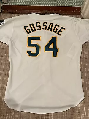 1993 Goose Gossage Mears A10 Game Used / Worn Oakland A’s Jersey Gossage Letter • $9649