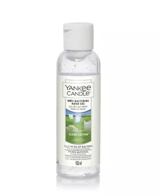 Yankee Candle CLEAN COTTON Anti-Bacterial Hand Gel (100ml)*NEW* £6.85 - FREE P&P • £6.85