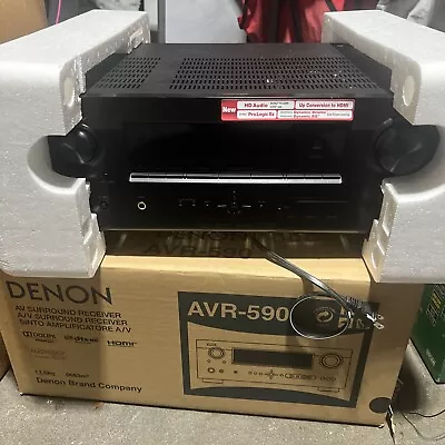 Denon AVR-590 5.1 Channel Home Theater Receiver Manual Bundle • $70