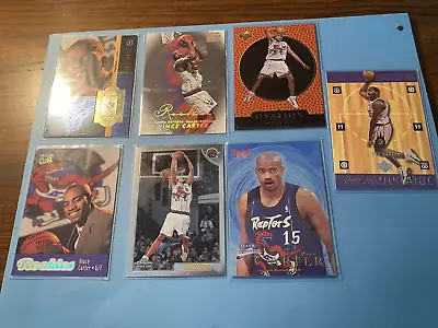 Vince Carter Rookie Card Lot (7) Spx /1500 Ovation /1000 +++ Hof • $109