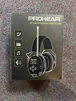 PROHEAR BT AM/FM Hearing Protector EM033 Black And Green Open Box • $29.70