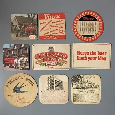 Sunderland Vaux Brewery Vintage Beer Mats - Swallow Hotel • £0.99