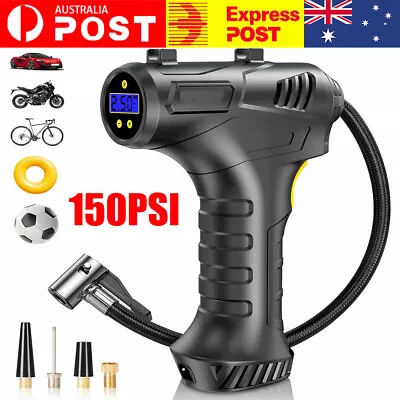 Automatic Cordless Car Tyre Inflator Handheld LCD Digital Air Compressor Pump AU • $33.89