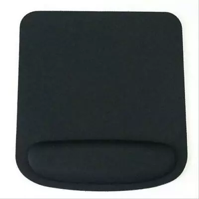 £3.99 • Buy Black Square Premium Anti Slip Mouse Mat With Wrist Support For Laptop Pc