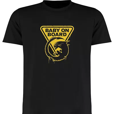Aliens Baby On Board Hazard Essential T-Shirt • £12.99