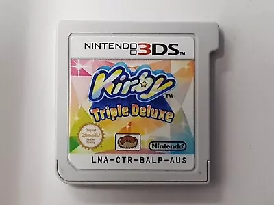 Kirby: Triple Deluxe (Nintendo 3DS 2014) PAL Aus Cartridge ONLY Gc • $30