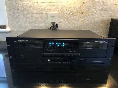 Marantz PMD500 Professional Stereo Double Cassette Deck For Parts Or Repair • $101.99