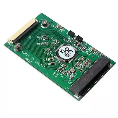 Mini MSATA PCI-E 1.8  SSD To 40pin ZIF CE Cable Adapter Converter Card • $11.11