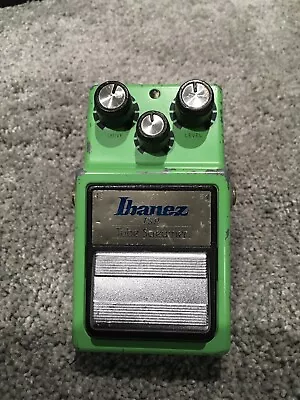 VINTAGE 1981 TS-9 IBANEZ TUBE SCREAMER PEDAL  BLACK LABEL W/ JRC4558D CHIP • $749