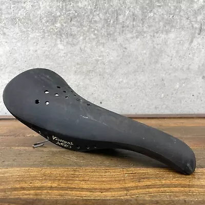 Viscount Aero Seat H103 Old School BMX  Black OG 1980s Survivor Race Plastic • $95.99