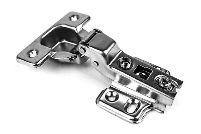 (2 Pieces) Half Overlay Frameless Concealed Cabinet Hinges With Screws  • $8.44