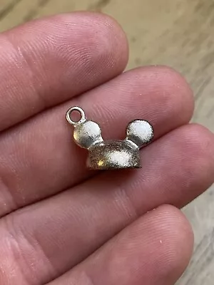 Vintage Sterling Silver 925 Authentic DISNEY Signed Mouse Ears Charm Piece • $24